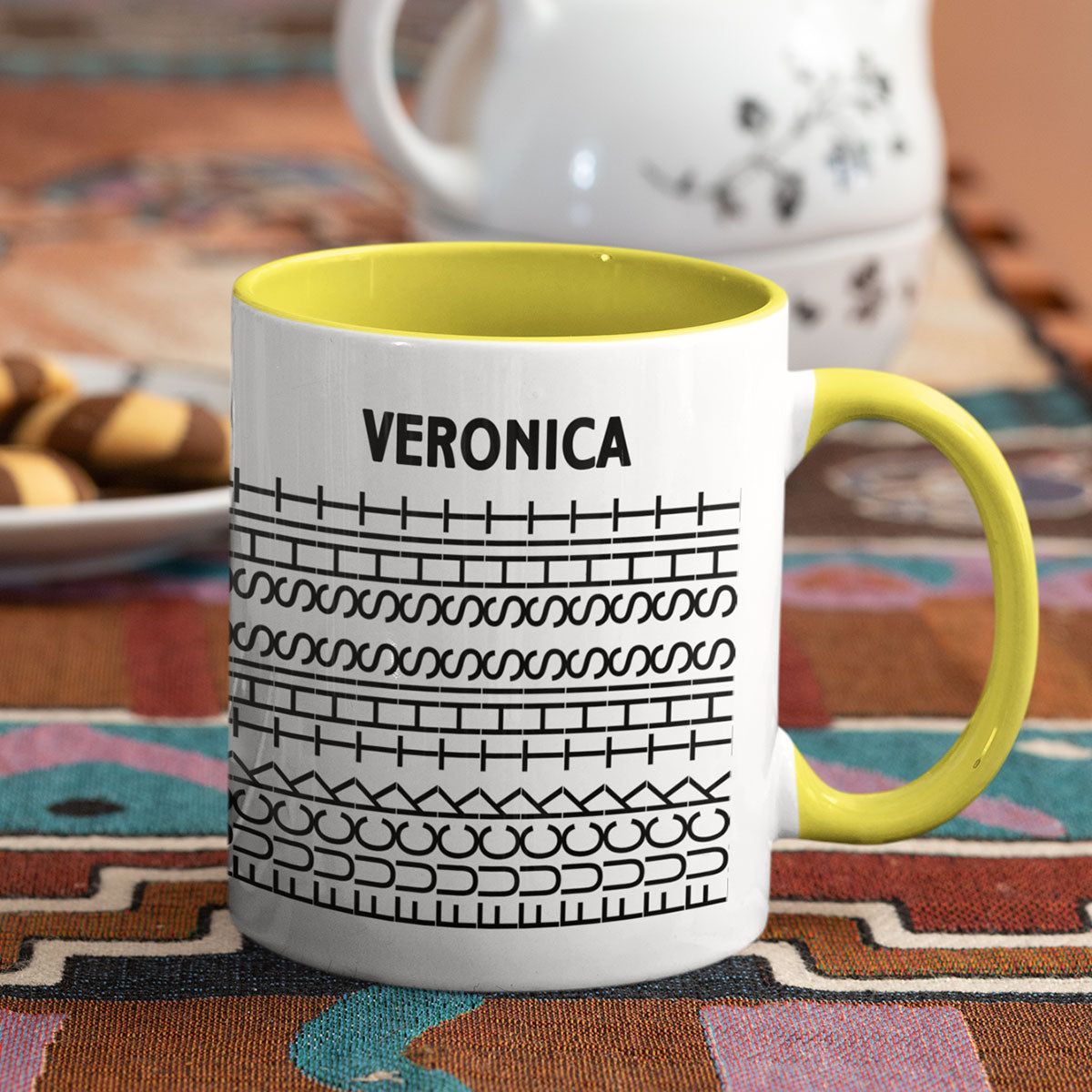 FK This Sht Funny Personalized Mug 11oz, Hidden Funny Message Mug, Father's Day Gift for Dad, Gift for Colleagues, Custom Name