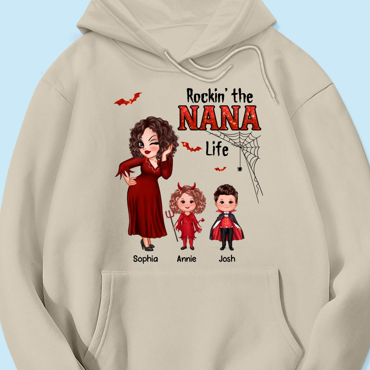 Pretty Grandma Mom Halloween Rockin‘ The Grandma Mom Life Shirt