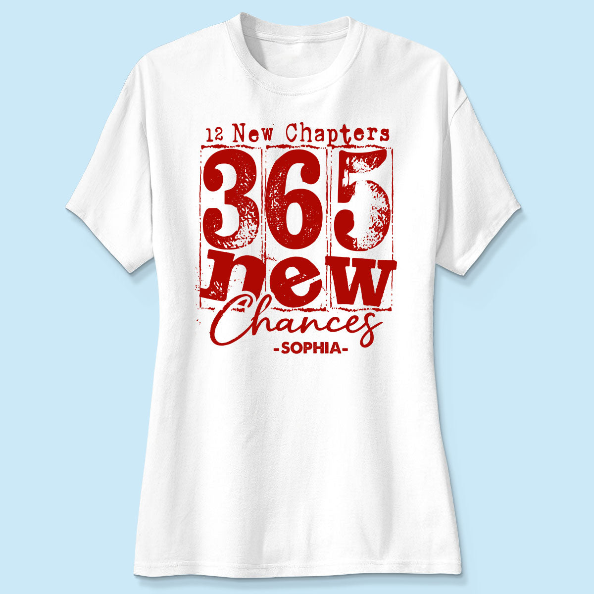 12 New Chapters, 365 New Chances Trendy Retro Shirt, New Year Gift For Yourself