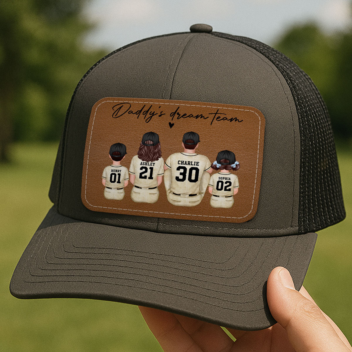 Leather Patch Hat