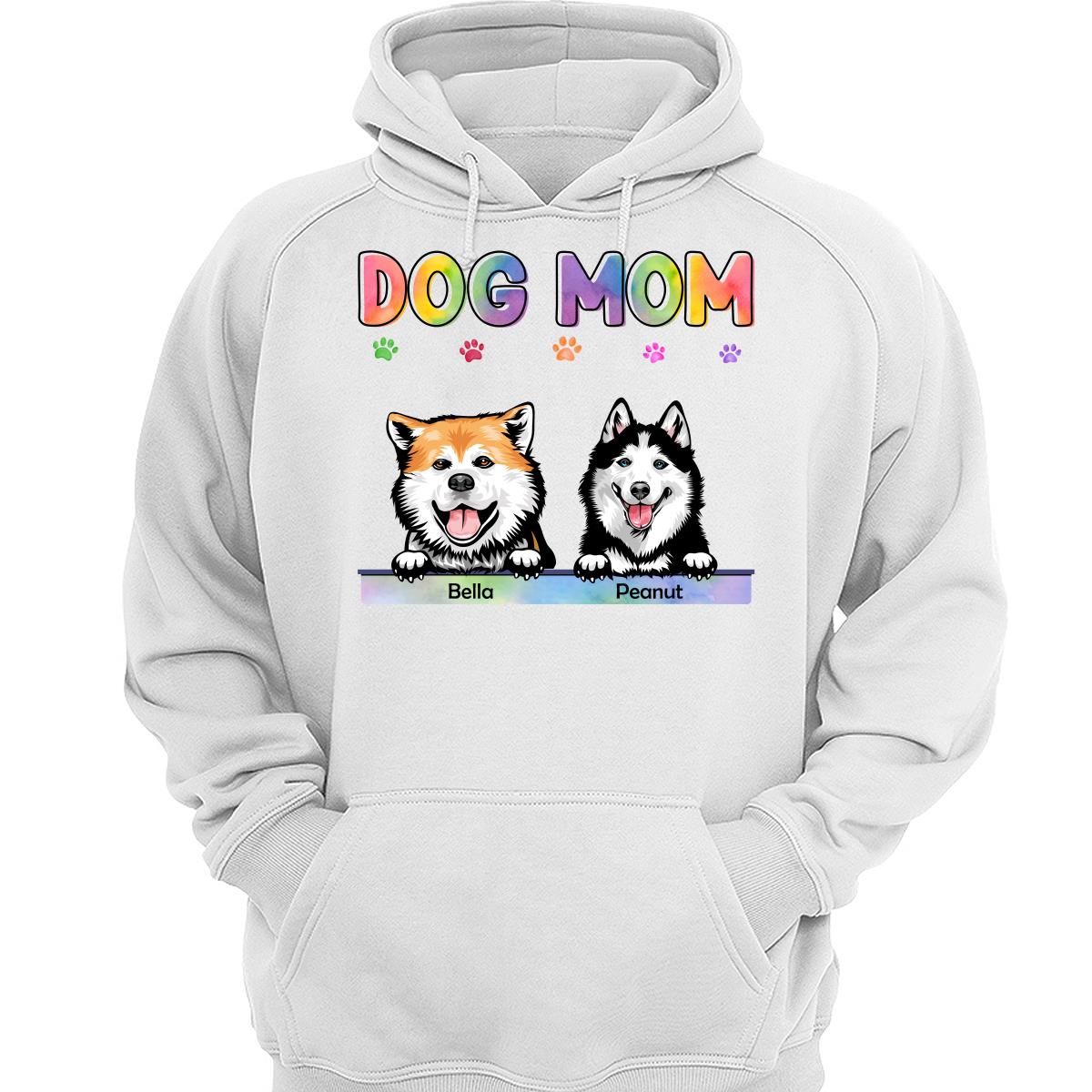 Dog Cat Mom Bright Color Gift For Pet Lover Personalized Shirt