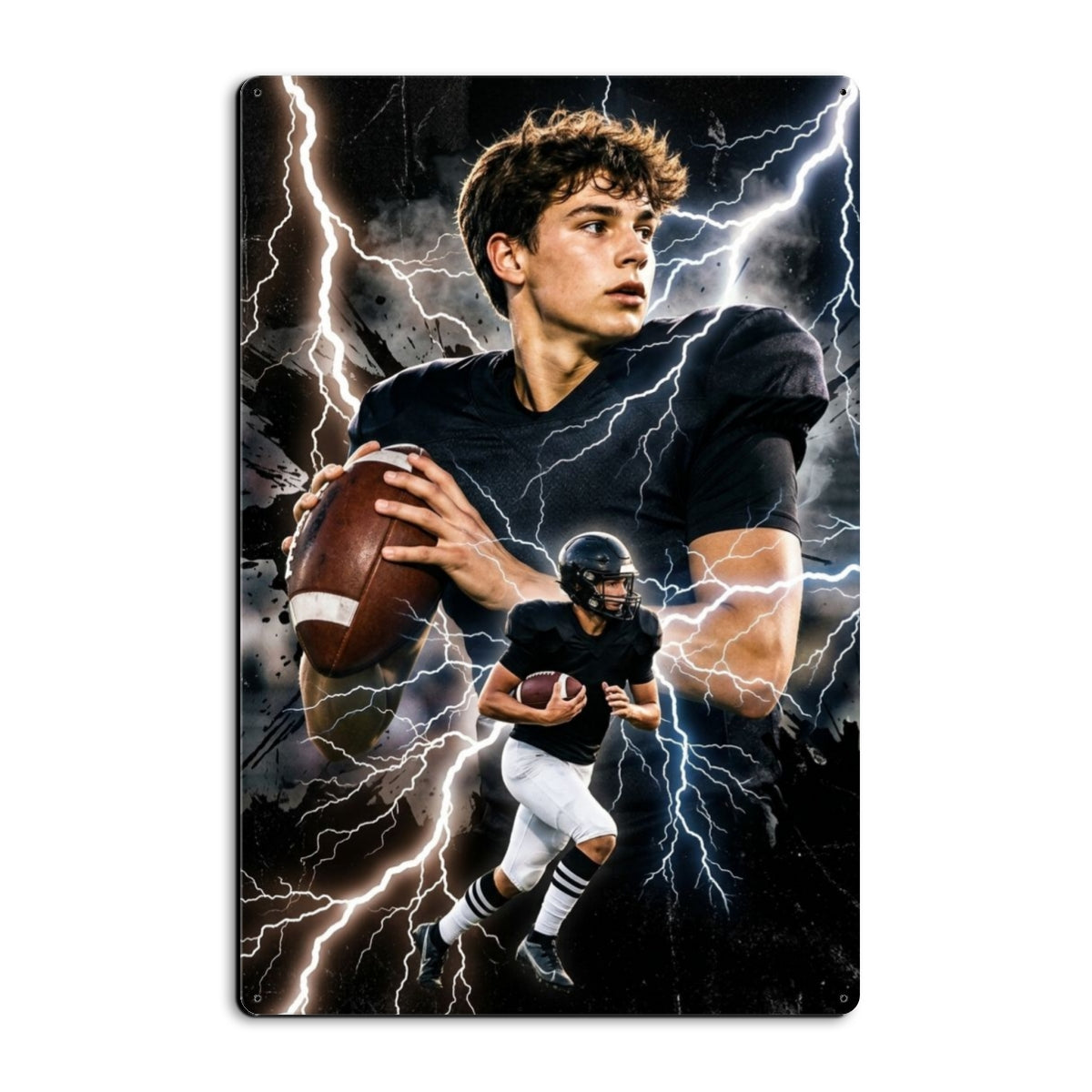 Trending Bootleg Sport Photos Insert - Personalized Metal Sign - Gift For Boy, Girl
