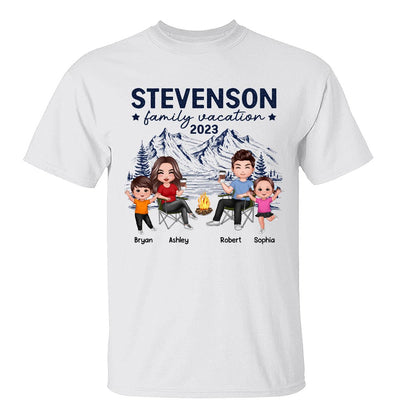 Family Vacation Camping Trip Doll Family Personalized Shirt