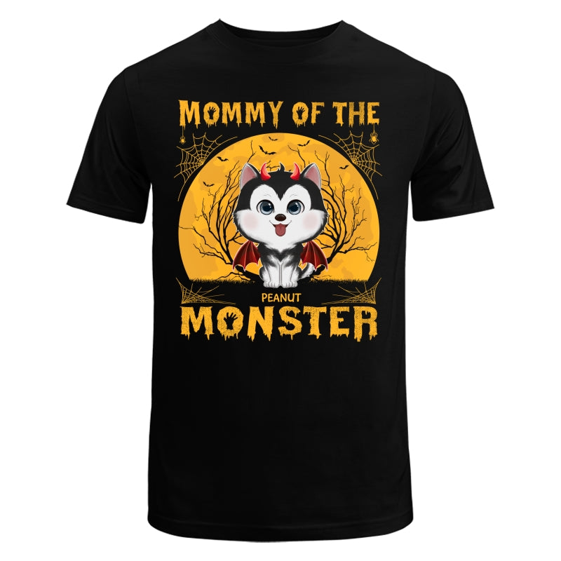 Yellow Moon Mommy Of Monster Watercolor Cute Dogs Personalized Shirt