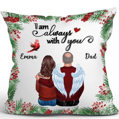 Holly Branch Memorial Personalized Pillow (Insert Included)