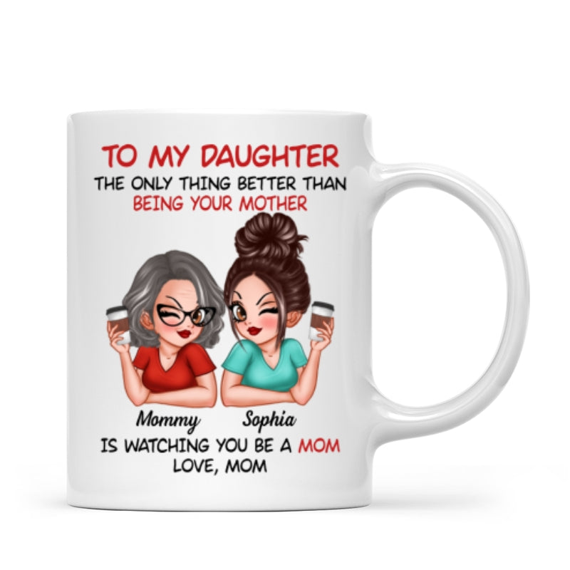To My Daughter From Mom Personalized Mug