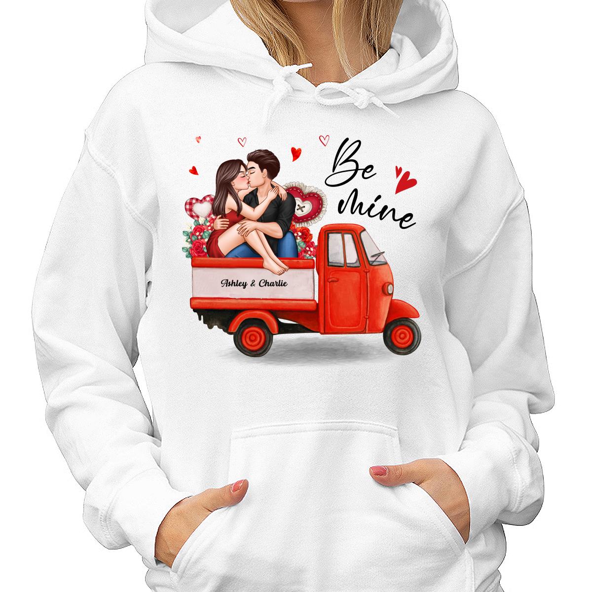 Couple Sitting On Love Truck Personalized Shirt