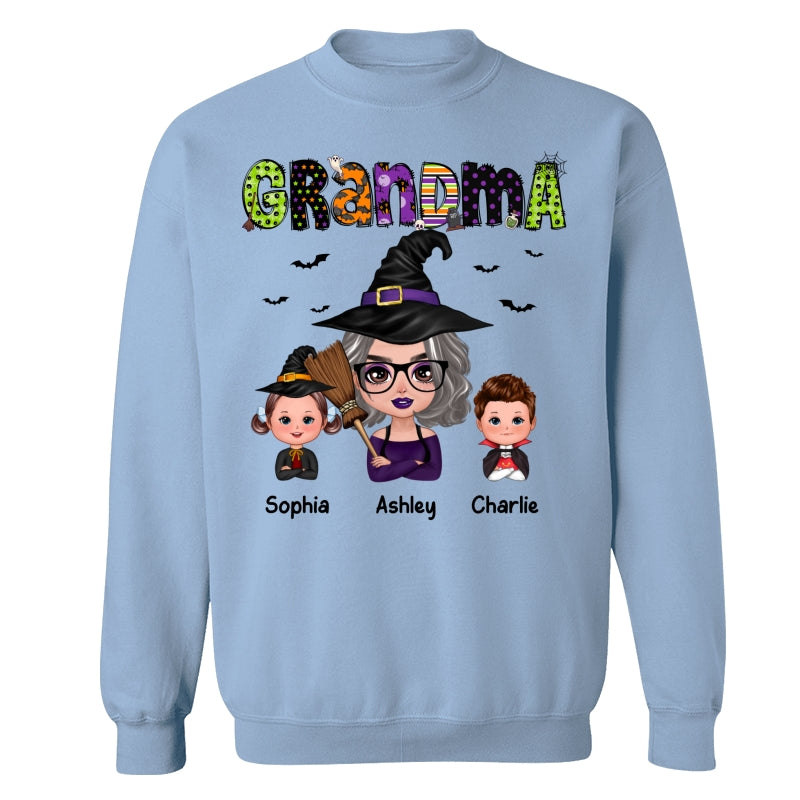 Doll Grandma Halloween Pattern Personalized Shirt