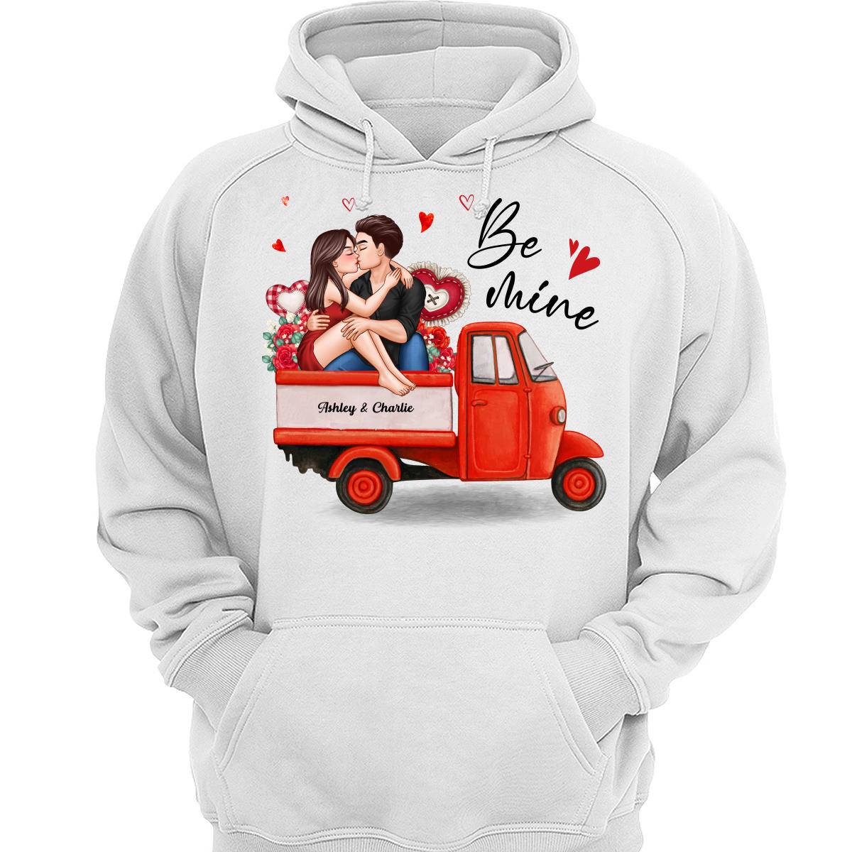 Couple Sitting On Love Truck Personalized Shirt