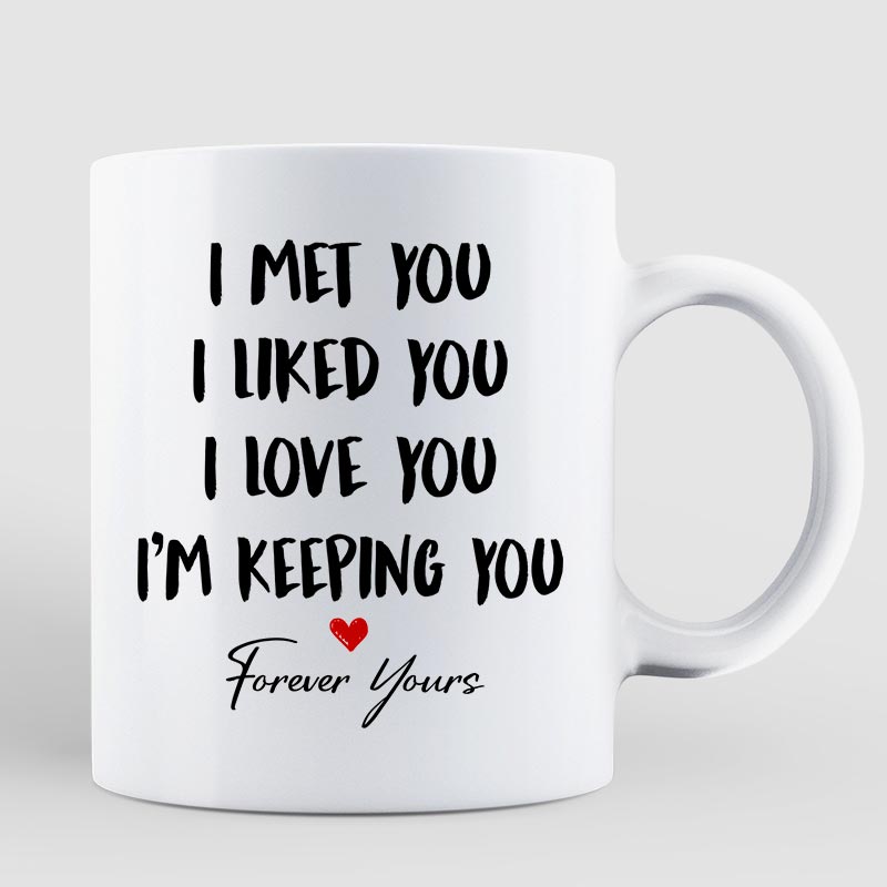 Doll Couple On Truck Valentine‘s Day Gift For Him For Her Personalized Mug