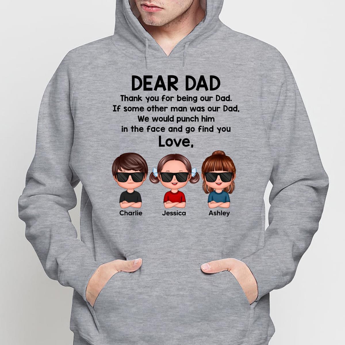 Dear Dad From Doll Kids Funny Father‘s Day Gift For Dad Personalized Shirt