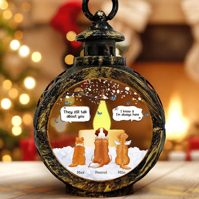 Pet Dog Cat Memorial Keepsake Sympathy Gift Personalized Lantern Ornament