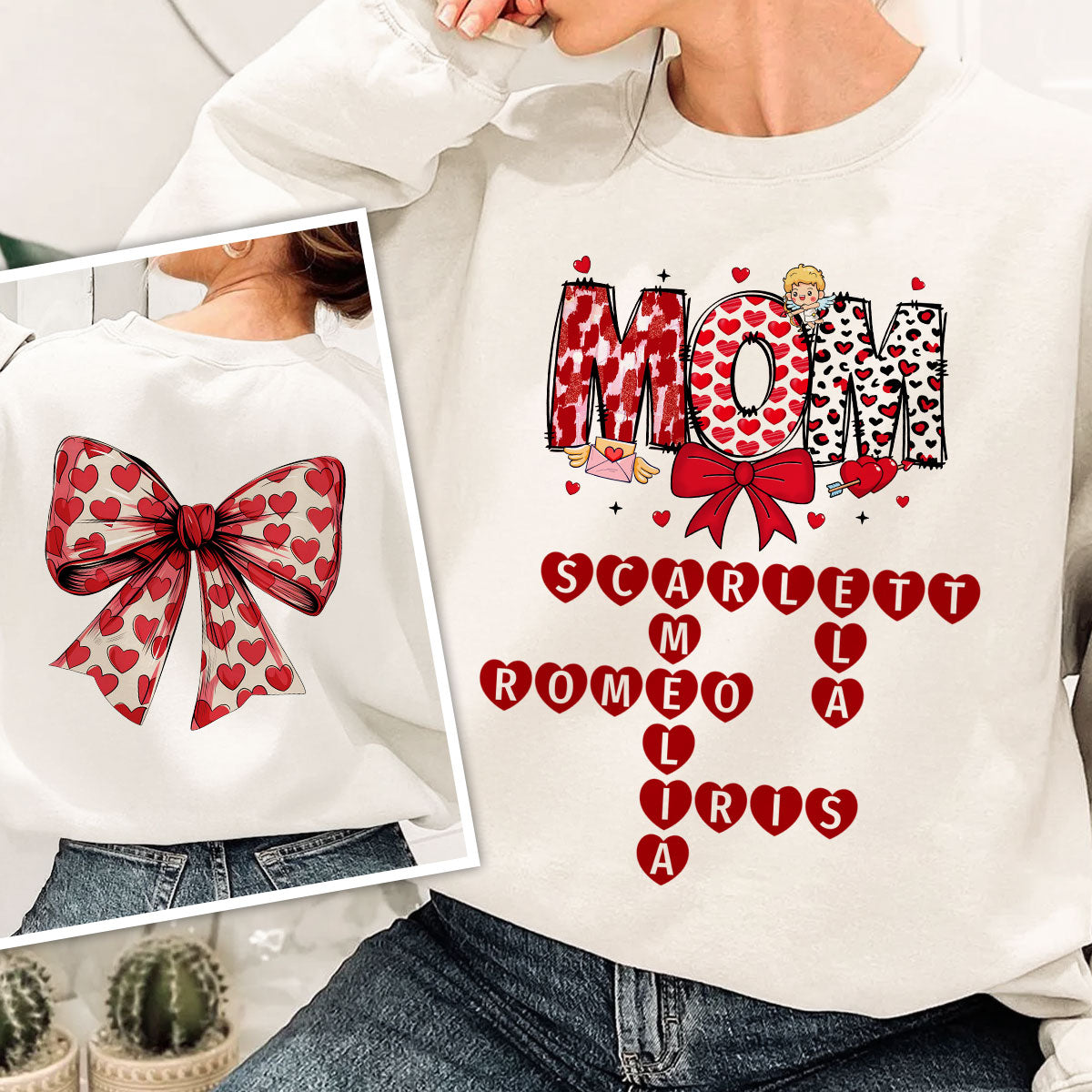 Grandma Nana Mimi  Gift Personalized Double Sided Sweatshirt