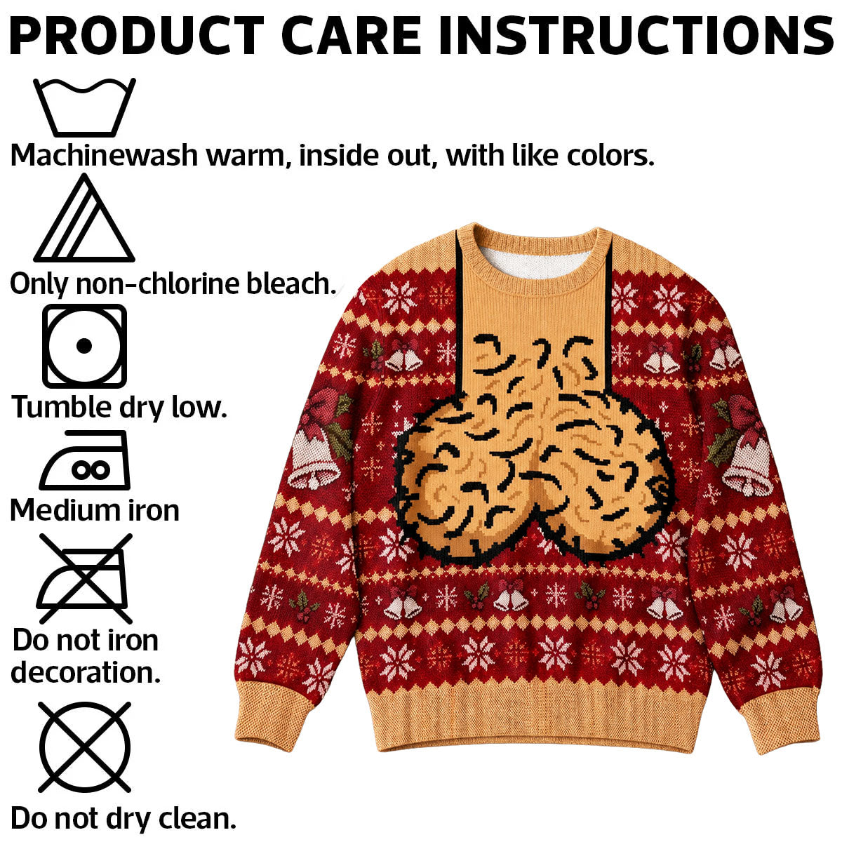 Christmas Funny Design - Personalized Ugly Sweater - Gift For Husband, Wife, Friends