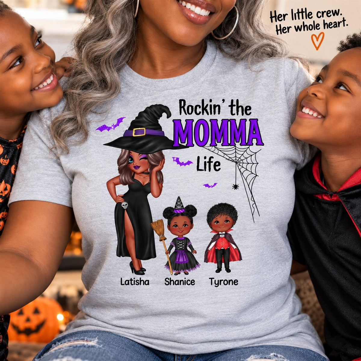 Pretty Woman Halloween Rockin‘ The Grandma Mom Auntie Life Personalized Shirt