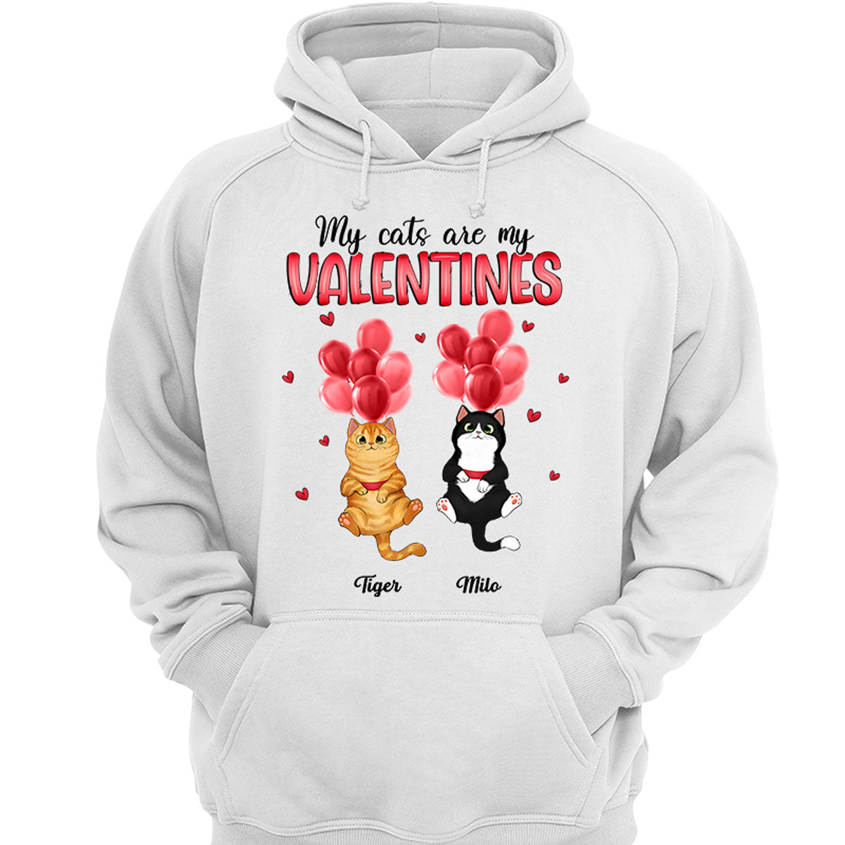 My Cat My  Fluffy Cat Balloon Personalized Shirt