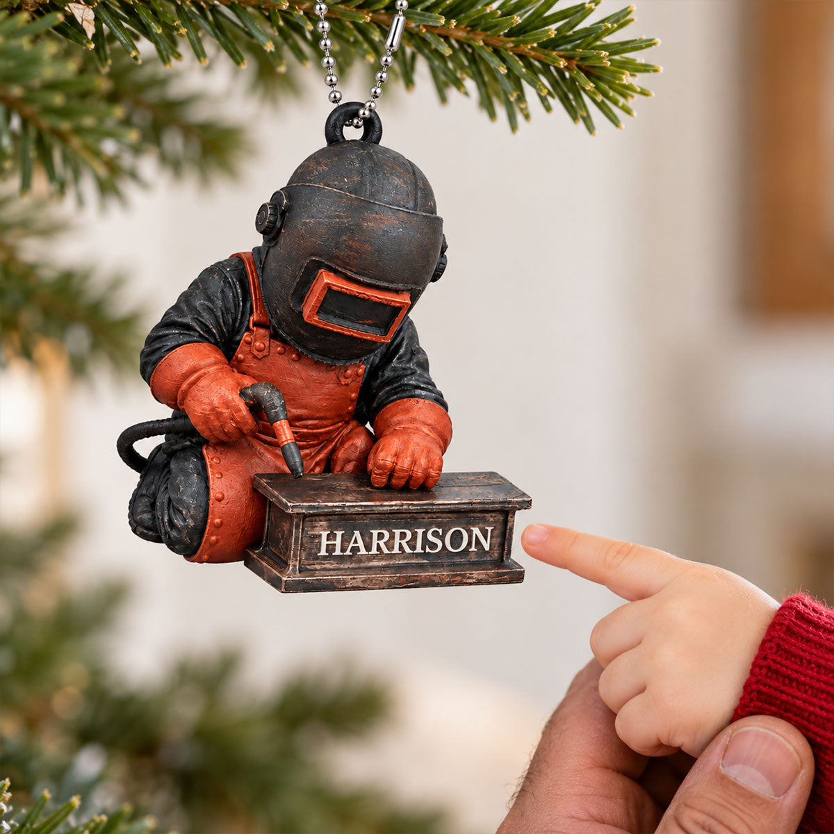 Welder Christmas - Personlized 3D Printed Ornament - Christmas Gift for Welder
