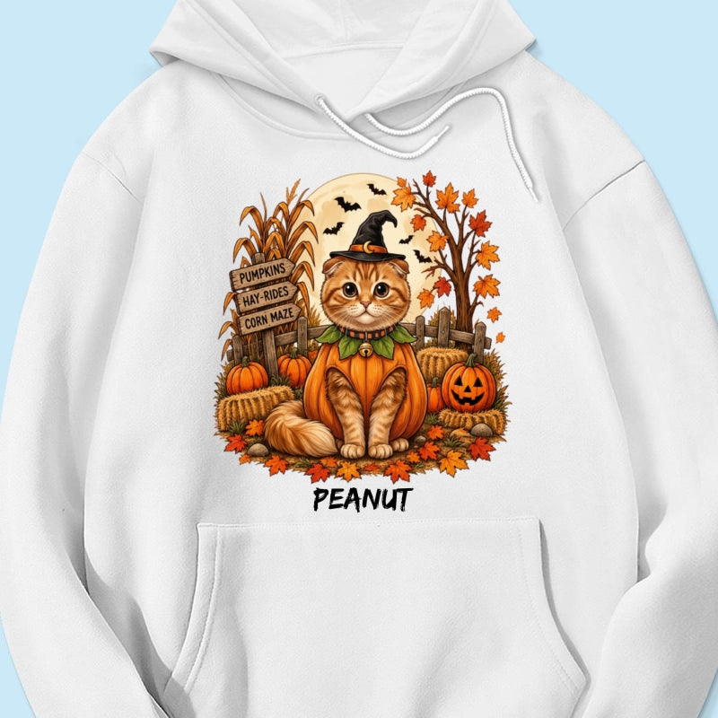 Halloween Dog Cat Upload Photo - Personalized Shirt - Halloween Gift For Dog Lovers, Cat Lovers
