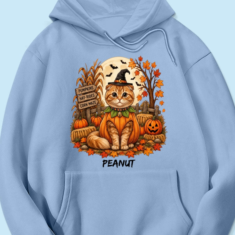 Halloween Dog Cat Upload Photo - Personalized Shirt - Halloween Gift For Dog Lovers, Cat Lovers
