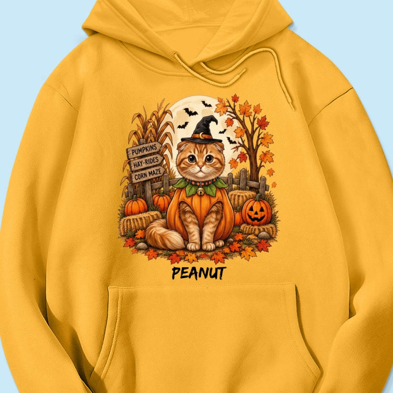 Halloween Dog Cat Upload Photo - Personalized Shirt - Halloween Gift For Dog Lovers, Cat Lovers