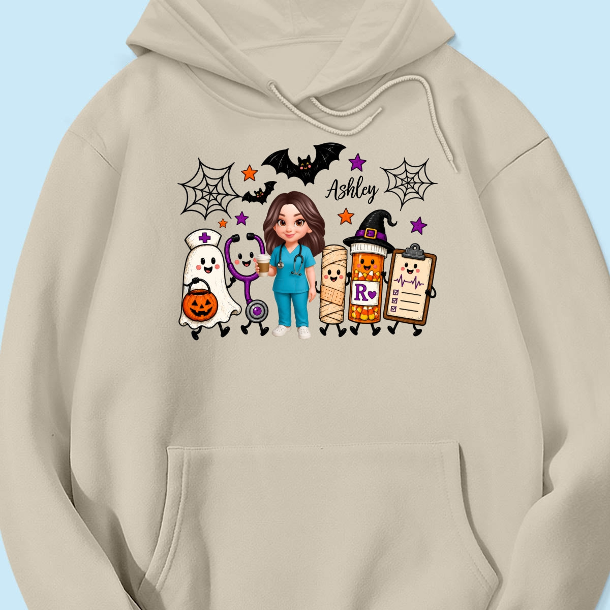 Halloween Cute Nurse Things - Personalized Shirt - Halloween Shirt For Nurse