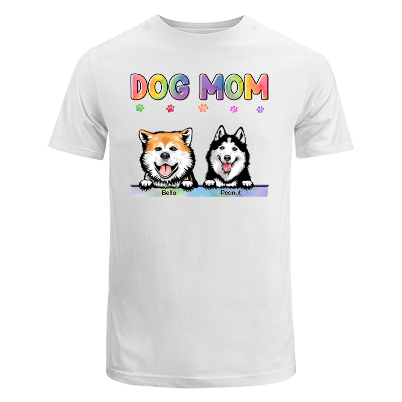 Dog Cat Mom Bright Color Gift For Pet Lover Personalized Shirt