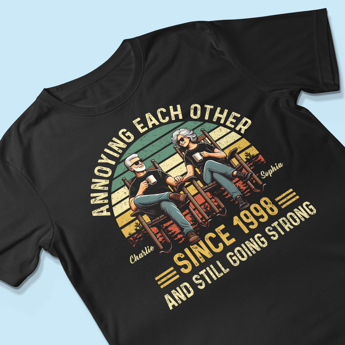 Old Couple Annoying Each Other And Still Going Strong, Funny Matching Tee Shirts for Couple,  Gift for him, Gift for her
