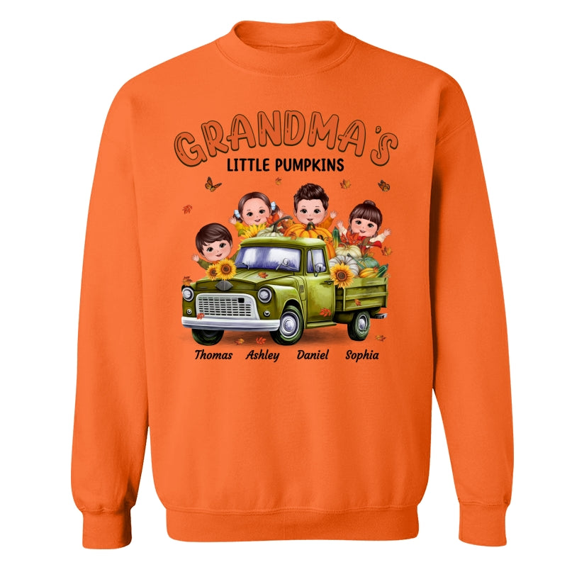 Fall Season Happy Doll Kids Truck Personalized Shirt