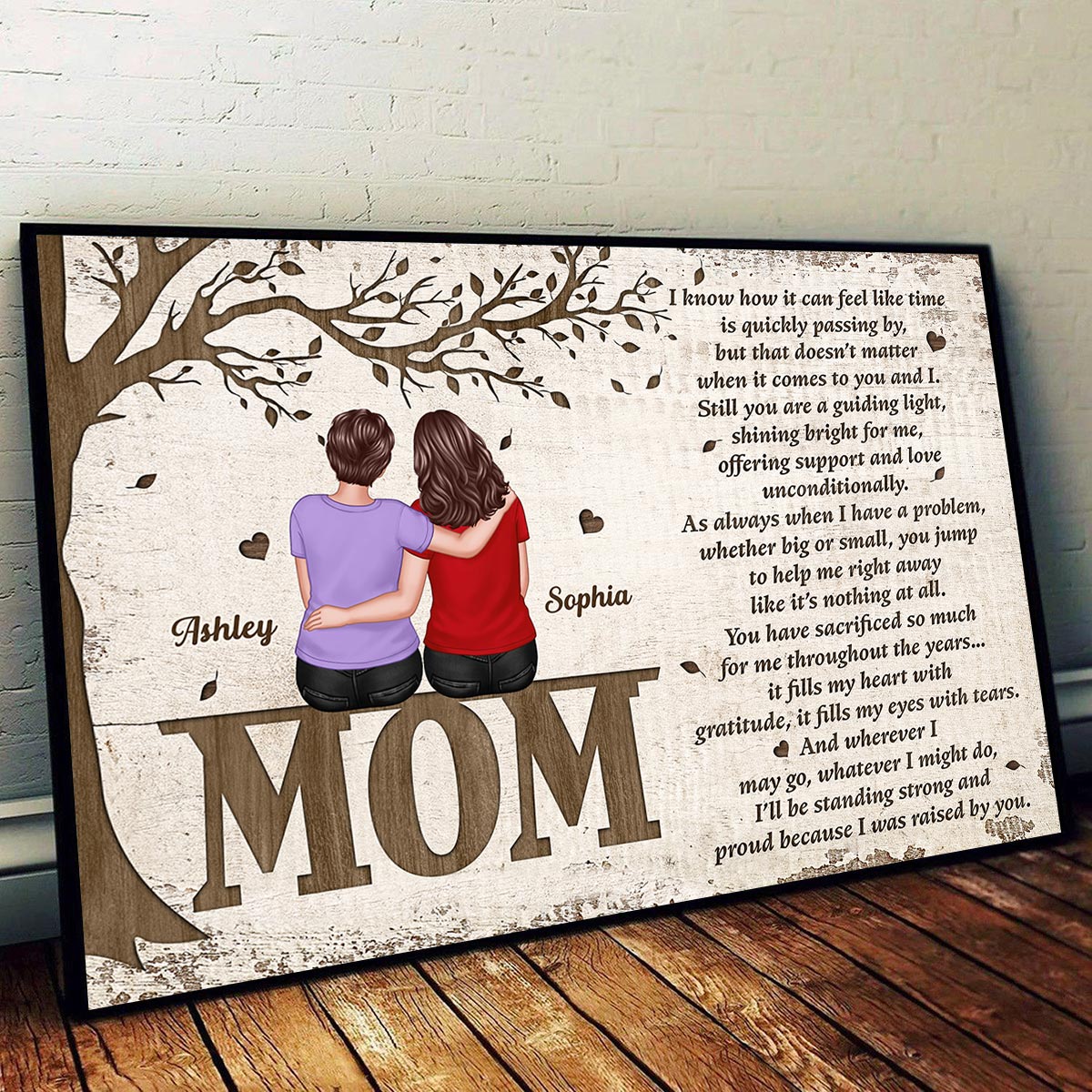 Mom I Know How It Can Feel Personalized Poster