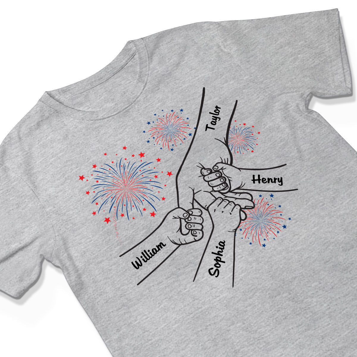 All American Dad Mom 4th Of July Independence Day Personalized Shirt