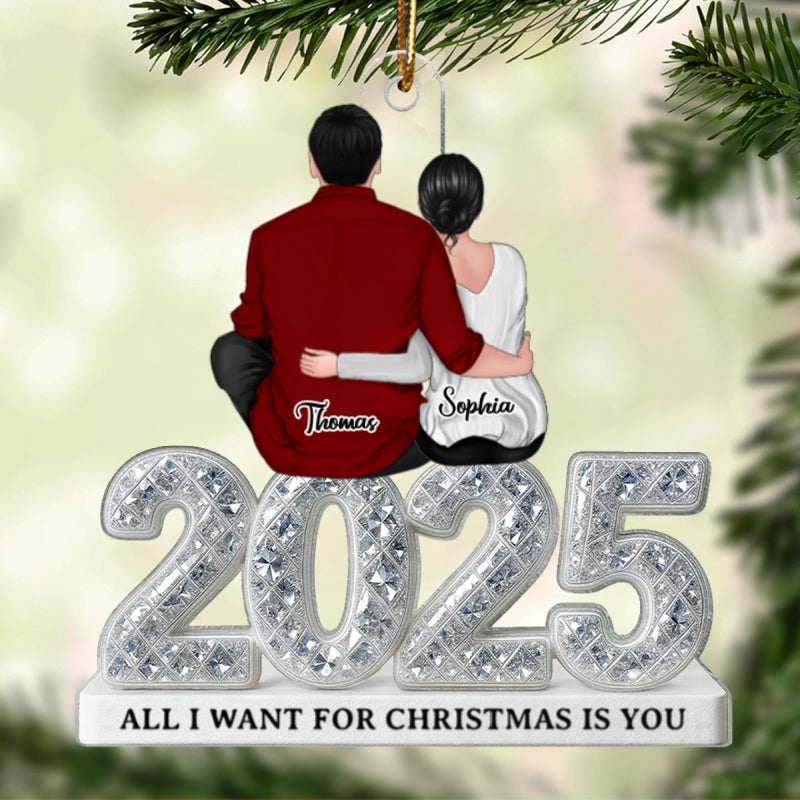 You & Me We Got This 3D Shining Effect - Personalized Acrylic Ornament - Heartwarming Christmas Gift For Him, For Her, For Couple