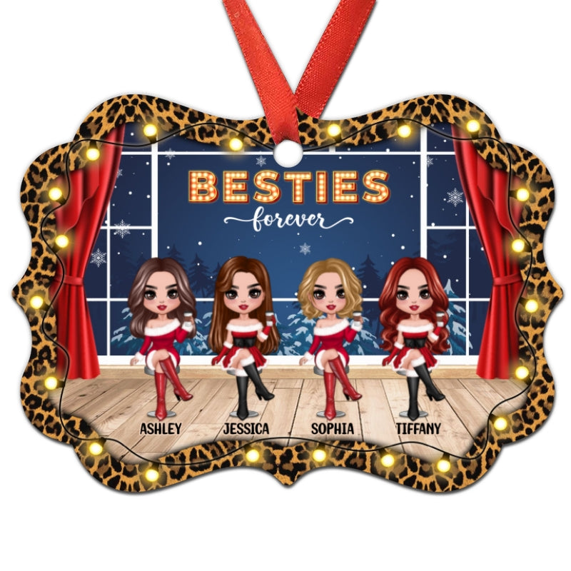 Christmas Costume Best Friends Sisters On Stage Personalized Christmas Ornament