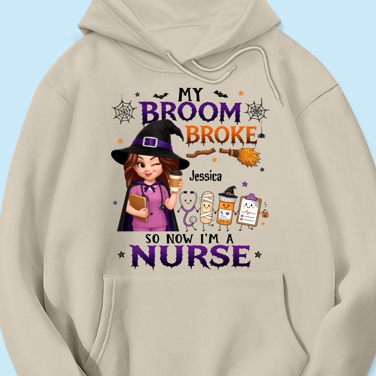 Trending Halloween Nurse - Personalized Shirt - Gift For Nurses, Besties