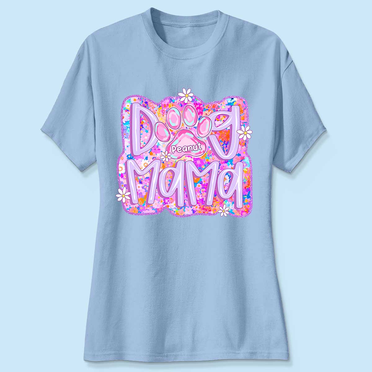 Dog Mama Preppy Dog Mom Personalized Shirt, Trendy Gift for Dog Moms