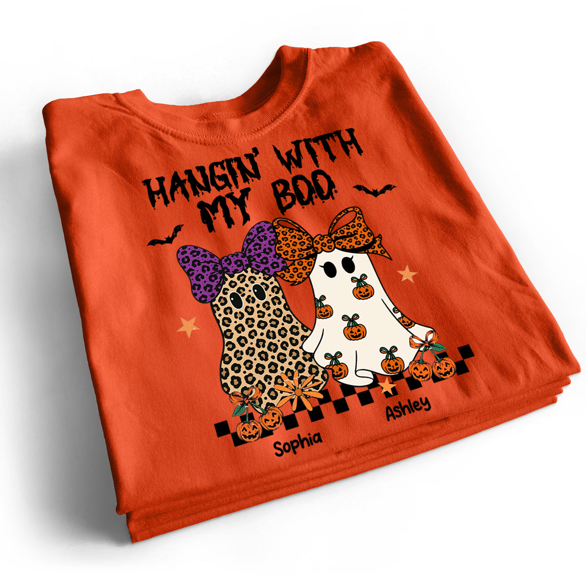 Hanging with my Boos Personalized Matching Besties Sweatshirt, Fall Gift for Besties