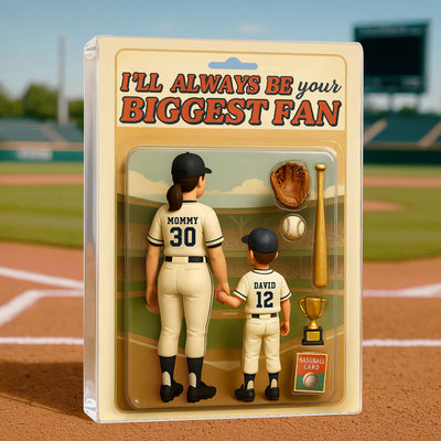 Baseball I Will Always Be Your Biggest Fan Personalized Rectangle Acrylic Block Plaque, Gift For Son, Daughter