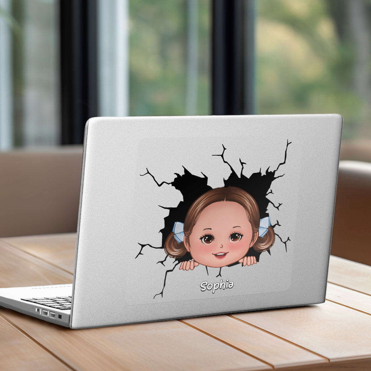 Cute Kids Decor On Car Fridge Window Personalized Decal