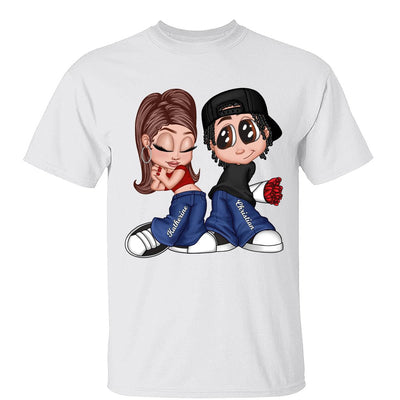 Y2K Couple Personalized Shirt, Gift For Him, For Her