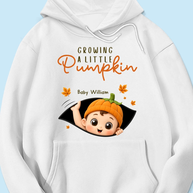 Trending Baby Pumpkin - Personalized Shirt - Fall Season Gift For Wife, Daughter - Pregnancy Announcement