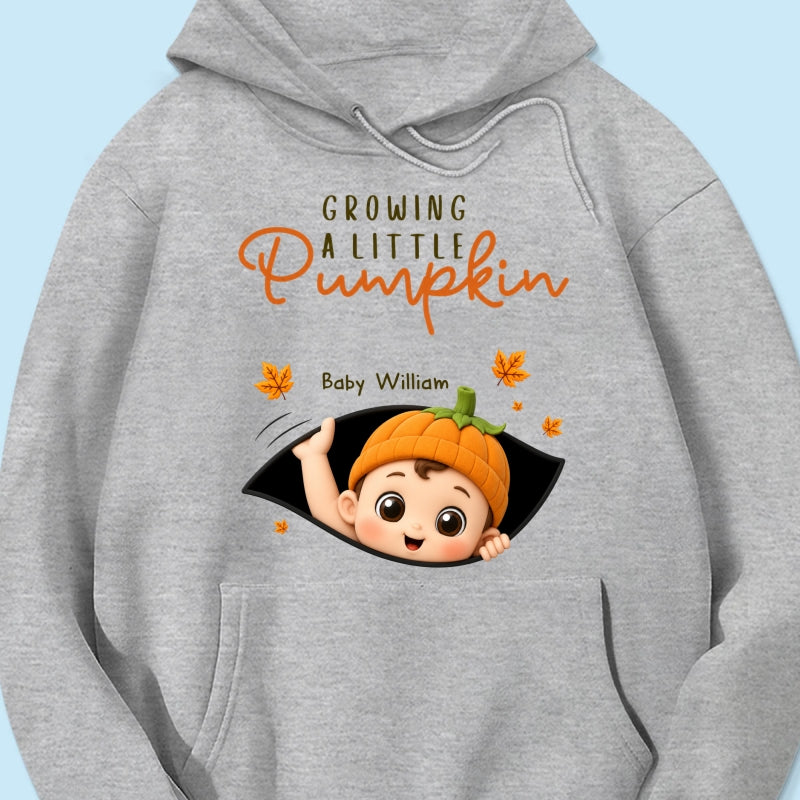 Trending Baby Pumpkin - Personalized Shirt - Fall Season Gift For Wife, Daughter - Pregnancy Announcement