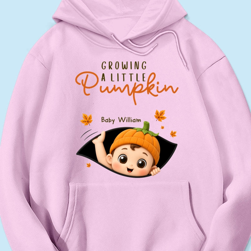 Trending Baby Pumpkin - Personalized Shirt - Fall Season Gift For Wife, Daughter - Pregnancy Announcement