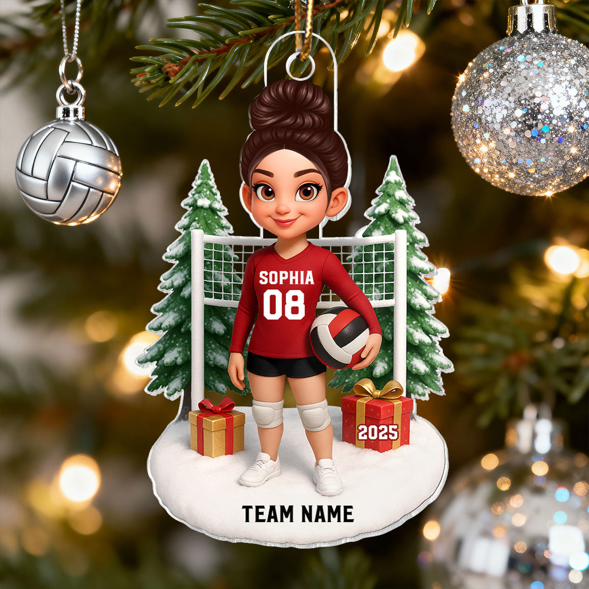 Show Custom Recommendation - TRC1202509293983 - Football Set Ornament
