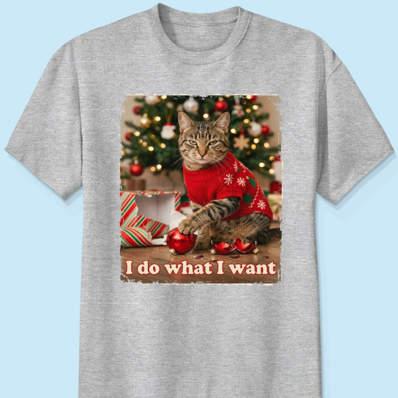 I Do What I Want Trouble Maker Upload Pet Photo - Personalized Shirt - Funny Christmas Gift For Pet Lovers