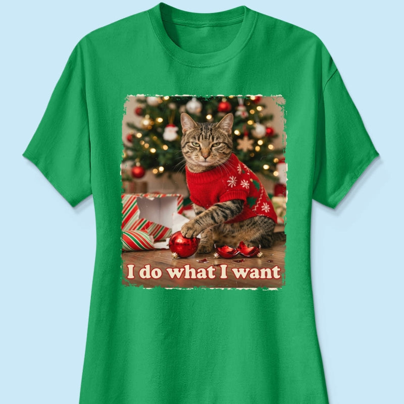 I Do What I Want Trouble Maker Upload Pet Photo - Personalized Shirt - Funny Christmas Gift For Pet Lovers
