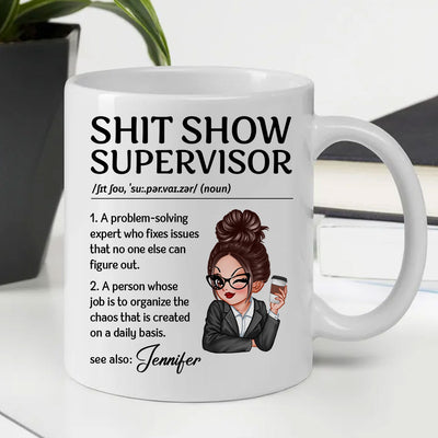 A Problem Solving Expert Personalized Mug, Funny Gift For Colleagues, Coworkers, Work Friends, Work Besties