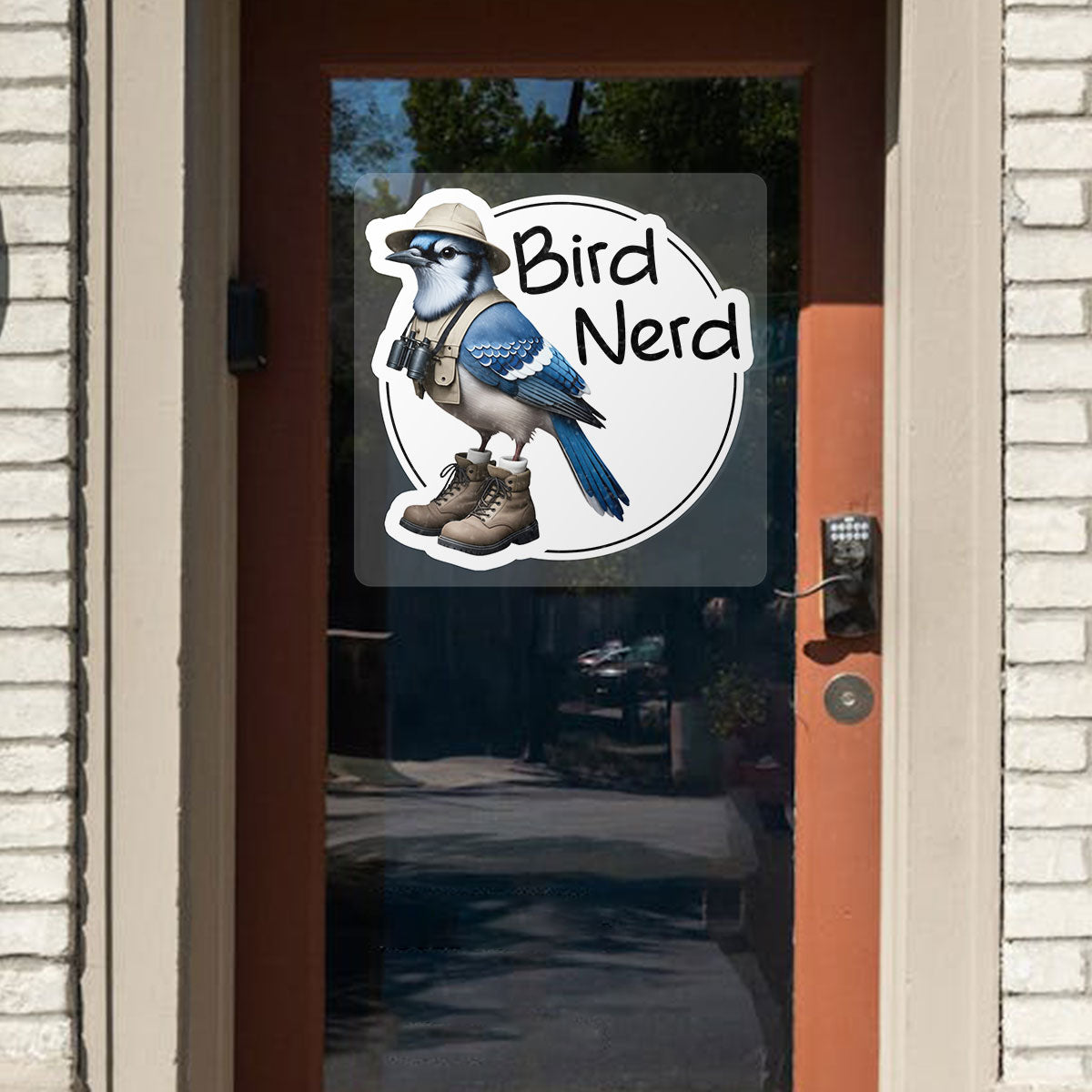 Bird Nerd Funny Bird Watcher Twitcher Gift for Bird Lover Personalized Car Sticker Decal