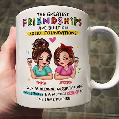 The Greatest Friendship Personalized Mug for Besties
