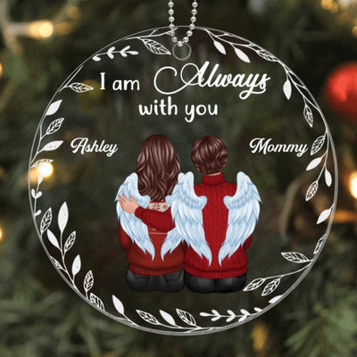 Christmas White Wreath Memorial Personalized Acrylic Ornament