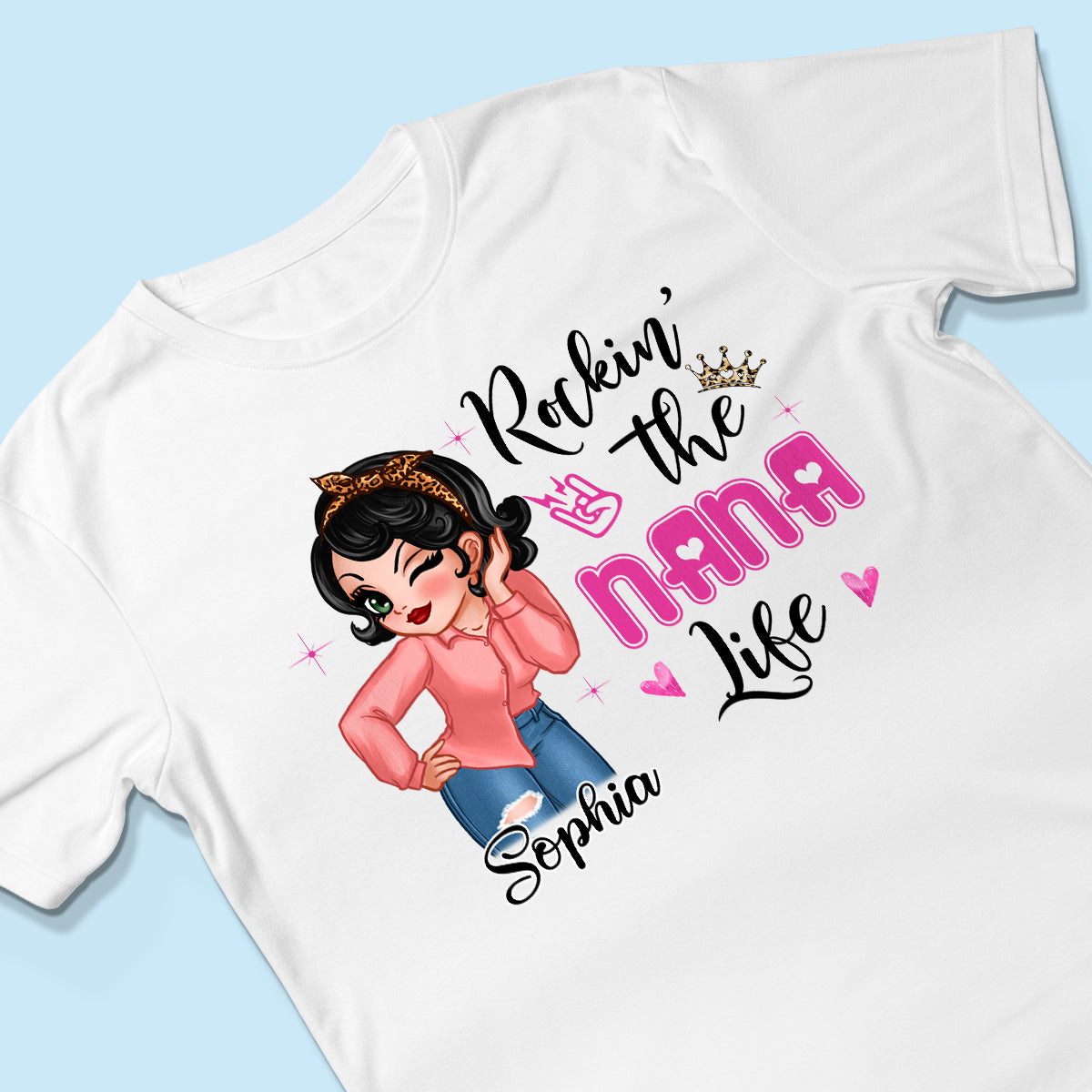 Grandma Life Sassy Girl Personalized Shirt