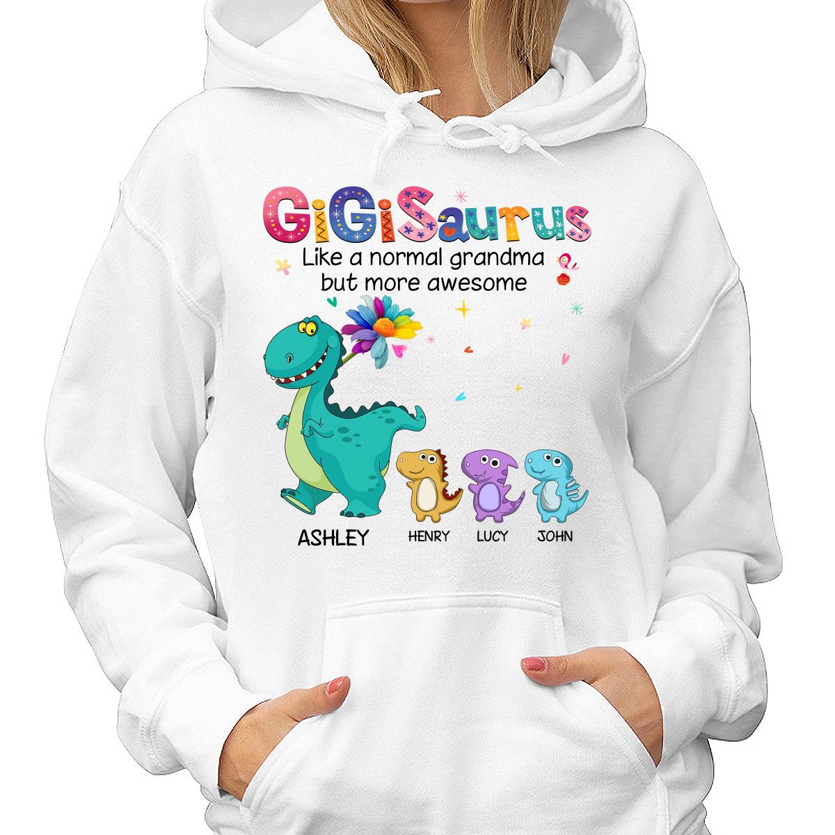 Grandmasaurus Colorful Pattern Personalized Shirt